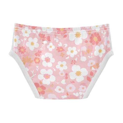 A Pattern Of Flowers in Pink Toddler Boys Cotton Kids Underwear Cute Children Panties2