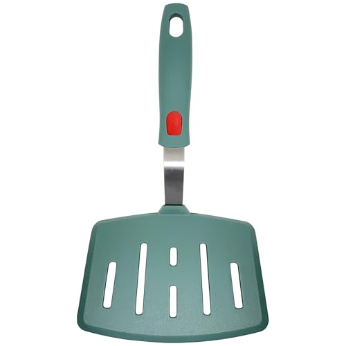 Comparison: Best Spatula For Eggs Non Stick Pan 11 Silicone Spatula Turner, Heat Resistant Pancake Spatulas for Nonstick Cookware Pan, Wide Slotted Omelette Egg Spatula Fish Spatula Cooking Spatula for Kitchen Use Thin Flexible Spatula Dishwasher Safe