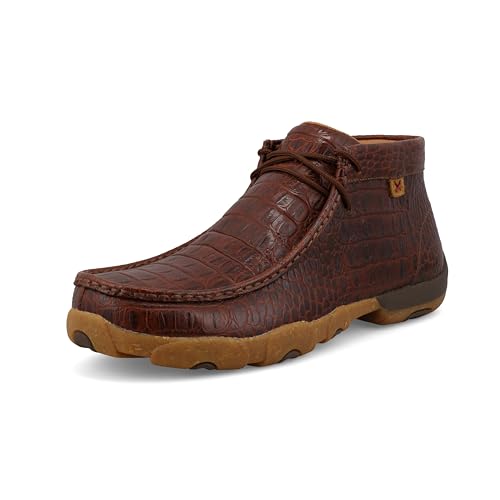 Twisted X Men's Chukka Driving Moc, Moc Toe, Ginger, 11.5 W