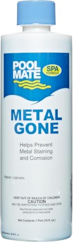 Image of Pool Mate 1-Pint 2-Pack Premium Metal Gone for Hot Tubs, Spa Metal Remover