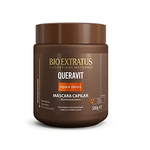 Linha Queravit (Tratamento Instantaneo) Bio Extratus - Mascara Capilar Bio Reconstrutora 500 Gr - (Bio Extratus Queravit (Instant Treatment) Collection - Bio Reconstruction Hair Mask Net 17.64 Oz)