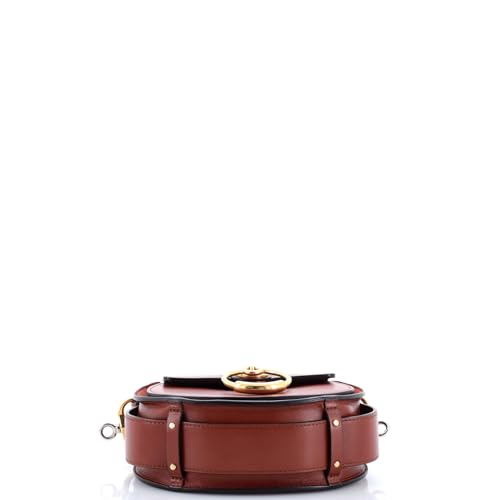 Pre-Loved Tess Bag Leather Small, Brown4