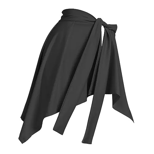 SUZALA Saia feminina para ioga, tênis, peça única, atlética, esportiva, envoltória, curta, saia de a