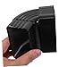 Veemoon 65degree Replacement Aluminum Alloy Downspout Elbow Connector Rain Adapter for Gutter Systems Easy Installation Corrugated Fitting for Outdoor Water Management