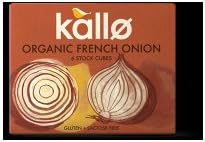 Kallo Organic French Onion Stock Cubes 6 x 11g - (Pack of 4)