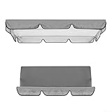 Photo Gallery desiumite set di ricambio per dondolo da giardino a 3 posti, impermeabile, in tessuto oxford 210d, con cuscino per seduta, copertura protettiva per dondolo da giardino (grigio, 164 x 114 x 15 cm) Photo Gallery desiumite set di ricambio per dondolo da giardino a 3 posti, impermeabile, in tessuto oxford 210d, con cuscino per seduta, copertura protettiva per dondolo da giardino (grigio, 164 x 114 x 15 cm)