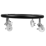 SEWOART Heavy Duty Propane Tank Holder Casters Mobile Gas Cylinder Dolly Stand for Easy Moving