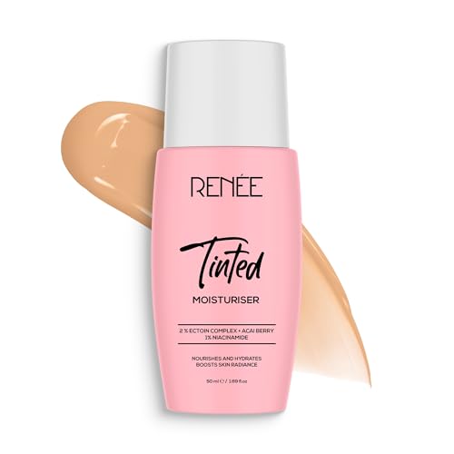 Image of RENEE Tinted Moisturiser - Sunkissed Sand| Hydrates, Boosts Radiance, Repairs Barrier & Brightens Skin | With Niacinamide, Acai Berry & Ectoin | 50 ml