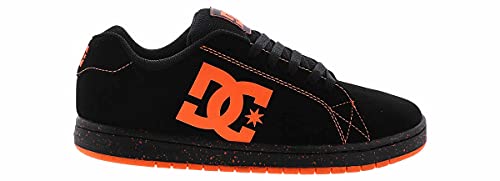 DC Men's Gaveler Low Shoe Skate, Black/Orange, 10.52