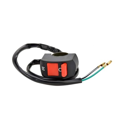 Interruptor motocicleta manillar resistente al agua con boton ON OFF