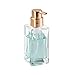 InterDesign Casilla Glass Foaming Soap Dispenser Pump for Kitchen and Bathroom Sinks - Clear/Copper