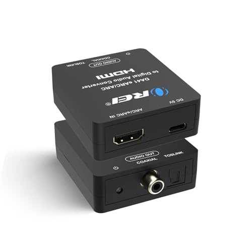 OREI eARC/ARC to Digital Audio Converter Extractor PCM 2.0 Dolby 5.1 DTS 5.1