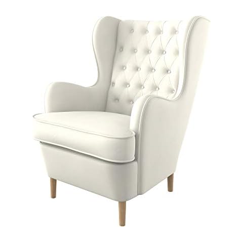 Furninero - Sillón orejero capitoné Diamante de Botones Profundos Cover