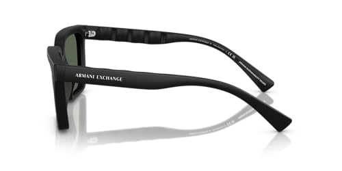 Image of Armani Exchange mens Ax4147s Square Sunglasses