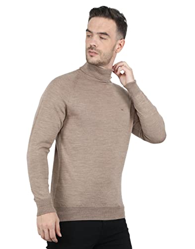Image of Monte Carlo Men Wool High Neck Pullover Sweater