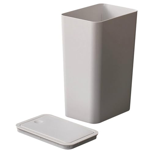 Poubelle salle de bain blanche pour un bureau ordonné et épuré