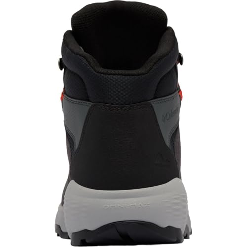 Columbia Men's Newton Wander Hiking Shoe, Dark Grey/Red Quartz, 9