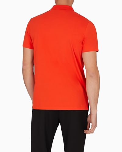 EMPORIO ARMANI Herren Polo Beachwear Shirt, Red.com, S – Ansicht 3