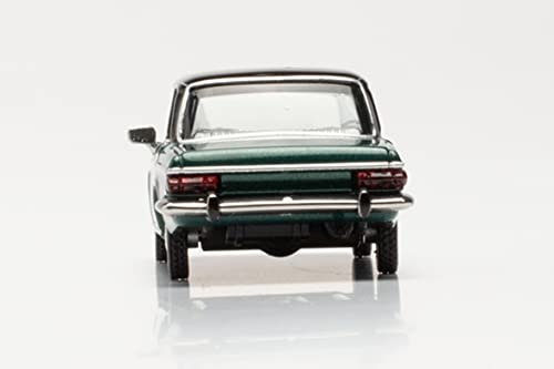 Herpa Simca 1301 Special, fidèle à l'échelle Originale 1:87, modèle de Voiture pour Le Diorama, modélisme, Objet de Collection, décoration, fabriqué en Plastique, 430746-003, Green/Black