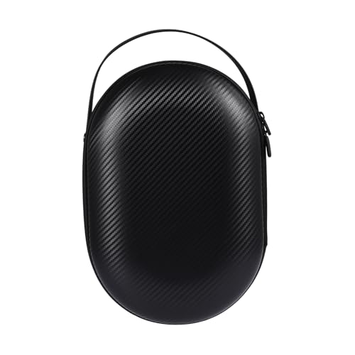 Bolsa de Almacenamiento Compatible para Vision Pro, Funda de Transporte para Auriculares MR Gaming Caja de Viaje EVA PU Funda Protectora de Viaje para Accesorios de Realidad Mixta