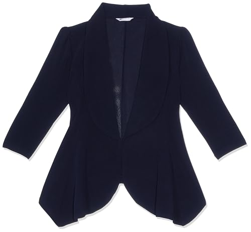 KOTTY Women's Single Breasted Relaxed Fit Shawl Collar 3/4 S...