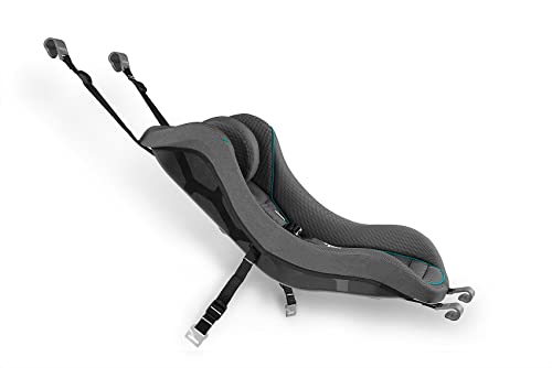 Qeridoo Babyschale für Kinderanhänger - dunkelgrau – Bild 7