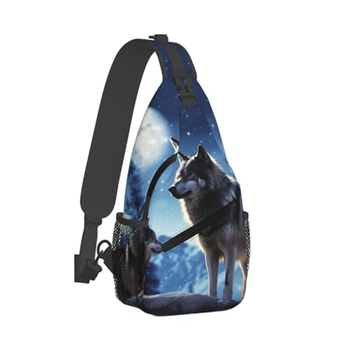 Mochila cruzada para hombre negra multiusos miniatura 2