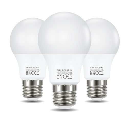 SUN POLARIS E27 Led Bulb, Daylight 6500k 40w Equivalent 4.9 Watt Lightbulbs