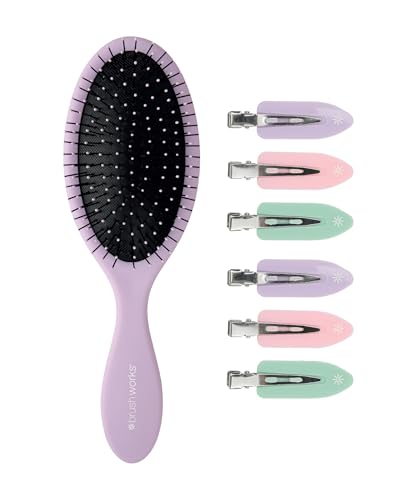 Brushworks Luxury Hair Styling Set (Purple), Pink - Image 2