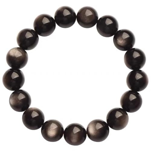 Bracelet en obsidienne naturelle YDYDTTKD cadeau cristal et boucle unique haut de gamme