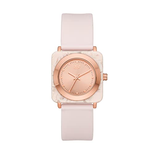 Montre Skechers Calabar rose en quartz pour un style actif au quotidien