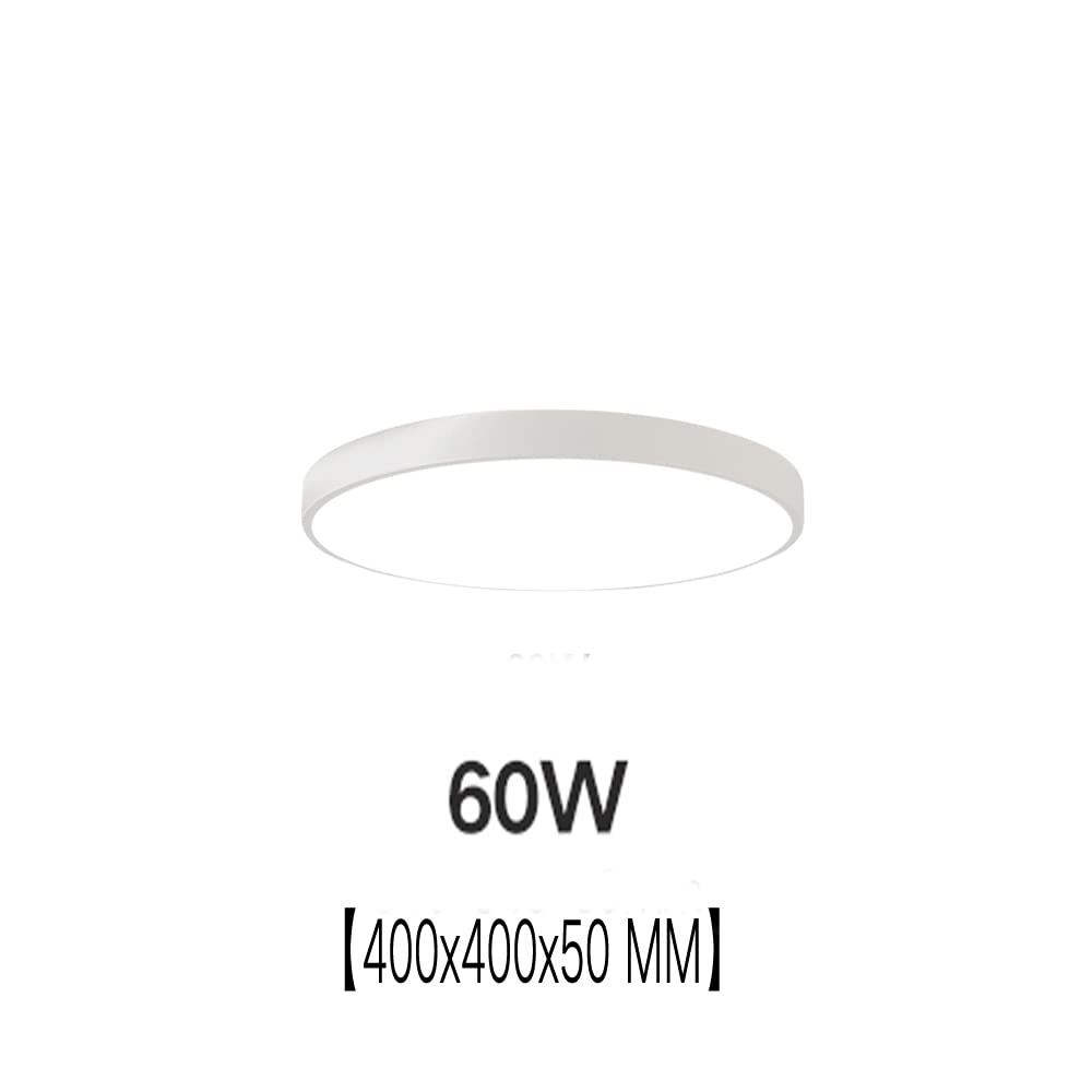 kdln LED plafondlamp Dala, donkergrijs/hout, 58 cm, dimbaar