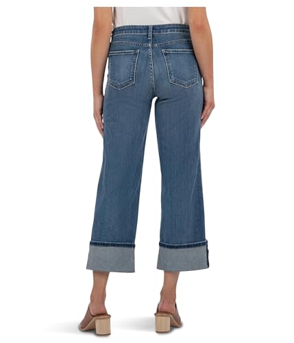 KUT from the Kloth Women's Petite Charlotte High Rise-4" Roll Up3
