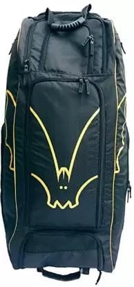 MG MUSIC GALAXY Branded Cricket Kit Bag Game Changer Duffle KIT Bag (Black/Golden) (Kit Bag)-image-4