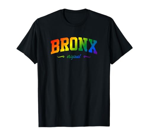 Bronx Design College New York LGBTQAI+ rainbow Camiseta