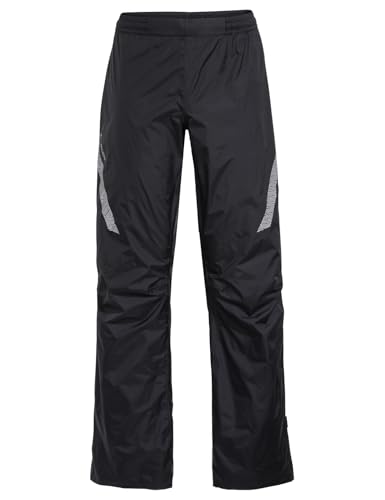 Pantalon imperméable VAUDE Luminum II avec bandes réfléchissantes haute visibilité