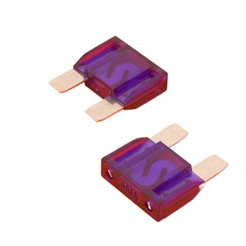 Fusibles à lame violets 100 A pour circuit auto moto et remplacement de fusible grillé