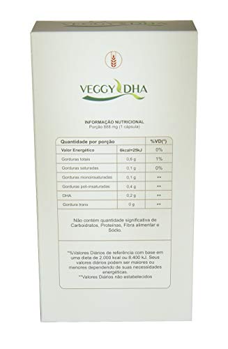 Veggy DHA Ômega 30 Cápsulas Naturalis