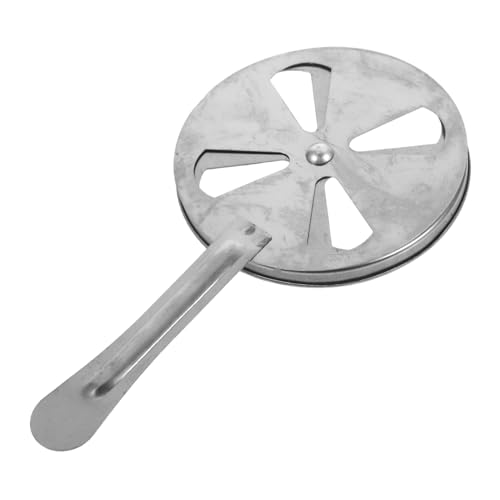 Hemobllo Oil Lamp Snuffer Cap Stainless Steel Flame Regulator for Lamps Candles Efficient Fire Adjuster Cover Elegant Design Fire Safety Accessory for Home Use