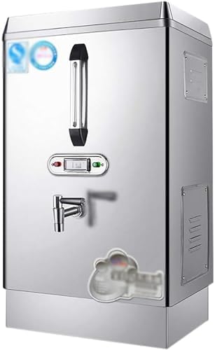 30L Commercial Stainless Steel Water Boiler - Automatic Hot Water Heater with Dual Filtration System & Dispensing Faucet for Tea, Coffee, and Beverages