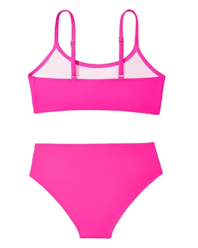 Image of Century Star Girls Swimsuits for Teens Bikini 2026 Solid Teen Bathing Suits Adjustable Straps Swimwear Padded 8-15 Years