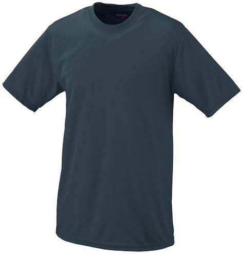Augusta Sportswear Men's Wicking Tee Shirt, Slate, Small