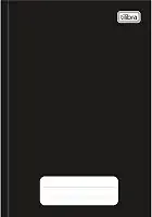Tilibra - Caderno Brochura Capa Dura 1/4 Pequeno, Pepper 14x20cm, Preto, 80 Folhas