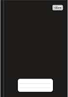 Tilibra - Caderno Brochura Capa Dura 1/4 Pequeno, Pepper 14x20cm, Preto, 80 Folhas