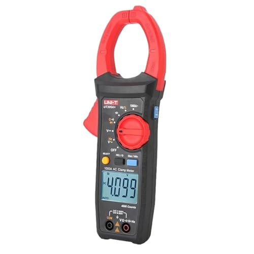 Pinza Amperimétrica UT205A UT206A Plus 1000A Amperímetro 1000V Voltímetro Voltaje Frecuencia Multímetro Eléctrico Profesional (UT205A Plus) miniatura 4