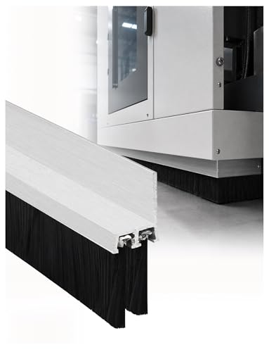 Heavy-Duty H Pe Strip Brush - Aluminum Alloy Nylon Brush for Door Bottom, Industrial Dust & Noise Control Guard (20mm) - Effective Sealing Solution