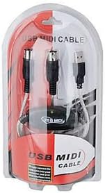 Usb midi kablo usb 2 x 5 pin midi kablo 5 pin midi kablo usb çevirici