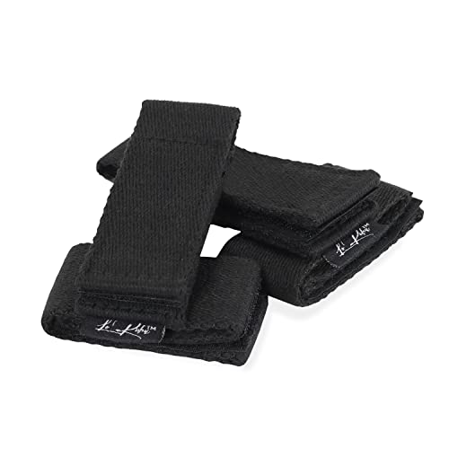 Lo Ruba 2X Hand Straps For Euphonium, Tuba, Brass Instruments, Band, Orchestra - Grip, Holding Support - Washable, Adjustable - With Microfiber Cleaning Cloth #TOP7