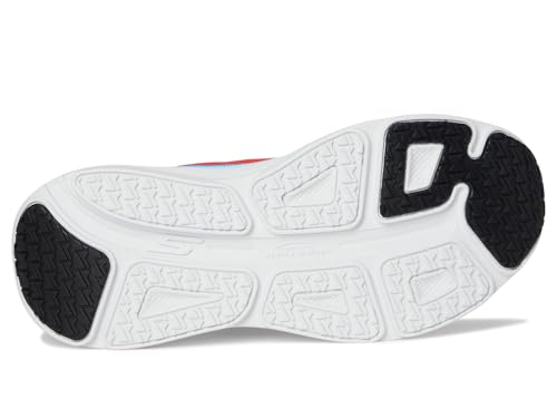 Skechers Men's Max Cushioning Endeavour Sneaker, Orange/Blue, 10.5