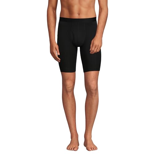Lands' End Men's Longer Flex Performance Boxer Brief 3 pack